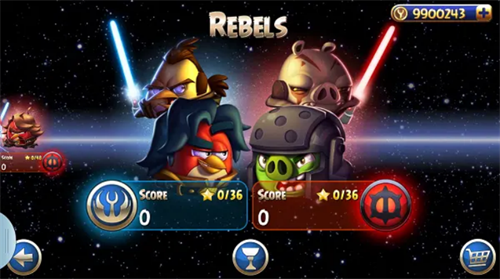 愤怒的小鸟星球大战截图1