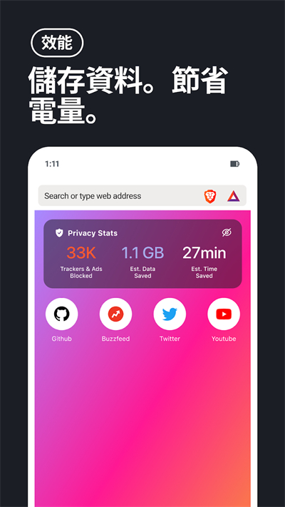 Brave浏览器截图2