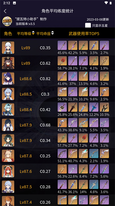 提瓦特小助手截图3